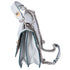 FENDI KAN I Shoulder Bag 8BT283 Light Gray Leather